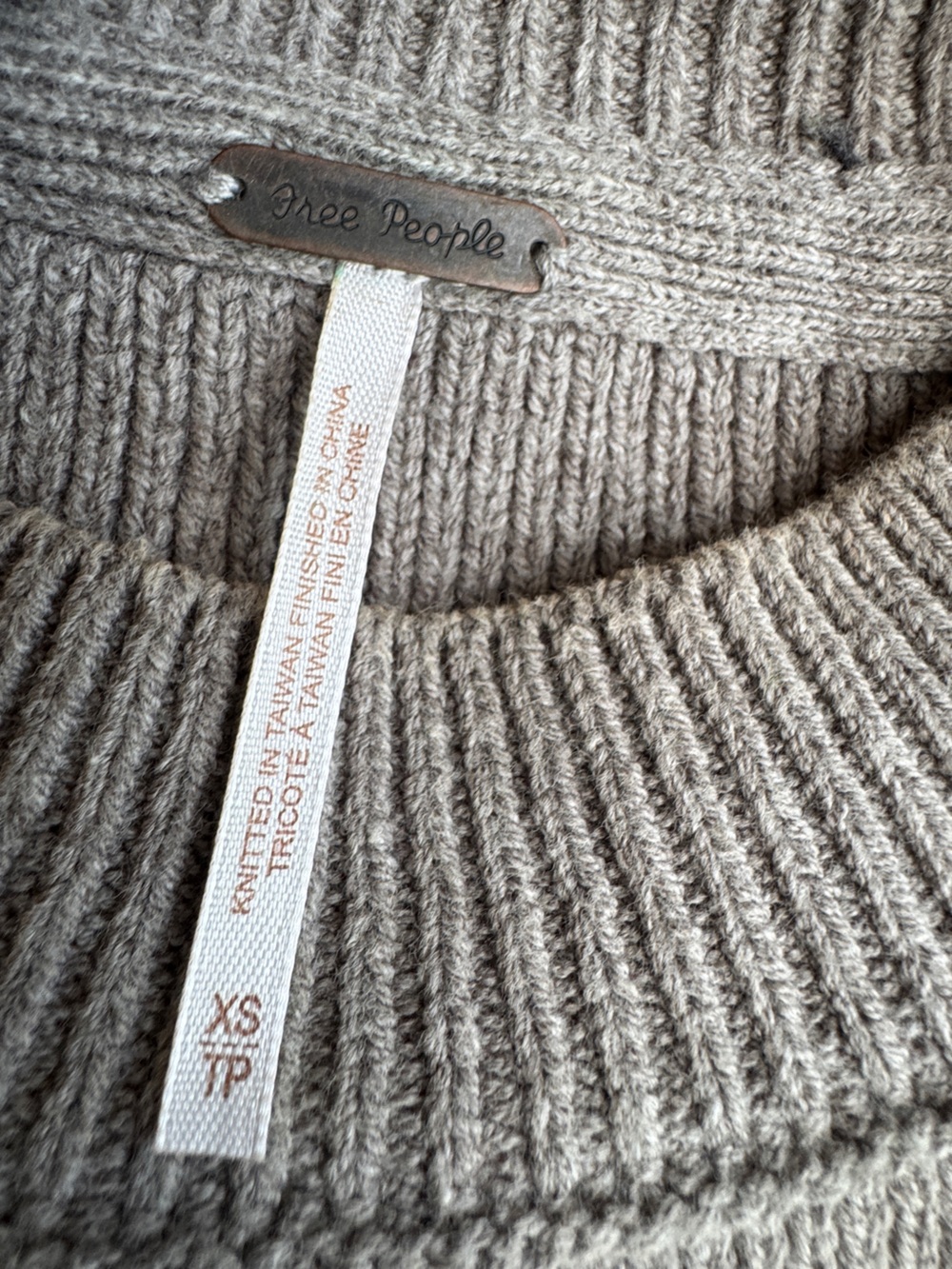 Free People Gray Easy Street Tunic - Size XS (As is) - Picture 7 of 10